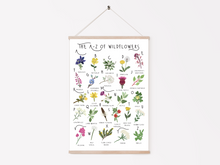 Load image into Gallery viewer, A-Z of Wildflowers Poster