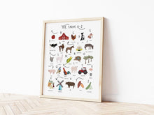Load image into Gallery viewer, A-Z Farm Poster