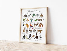 Load image into Gallery viewer, A-Z Jungle Poster