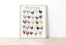 Load image into Gallery viewer, A-Z of Chickens Poster