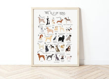 Load image into Gallery viewer, A-Z of Dogs Poster
