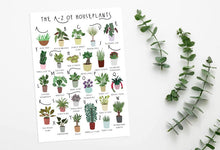 Load image into Gallery viewer, A-Z of House Plants Poster