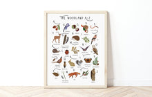 Load image into Gallery viewer, A-Z Woodland Poster