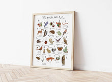 Load image into Gallery viewer, A-Z Woodland Poster