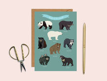 Load image into Gallery viewer, Bears of the World Card
