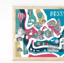 Load image into Gallery viewer, Bristol Illustrated Map