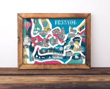 Load image into Gallery viewer, Bristol Illustrated Map