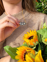 Load image into Gallery viewer, Bumble Bee Enamel Necklace