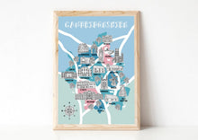 Load image into Gallery viewer, Cambridgeshire Illustrated Map