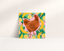 Load image into Gallery viewer, Chicken and Bananas Card