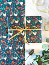 Load image into Gallery viewer, Christmas Chickens Wrapping Paper
