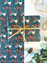 Load image into Gallery viewer, Christmas Chickens Wrapping Paper