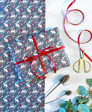 Load image into Gallery viewer, Christmas Snow Hare Wrapping Paper