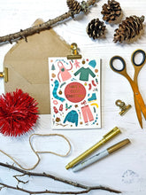 Load image into Gallery viewer, Cosy Foiled Christmas Card