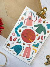 Load image into Gallery viewer, Cosy Foiled Christmas Card