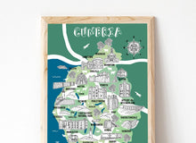 Load image into Gallery viewer, Cumbria Illustrated Map