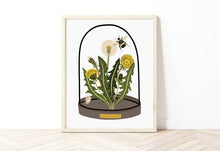Load image into Gallery viewer, Dandelion Bell Jar Print