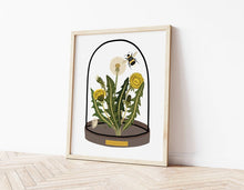 Load image into Gallery viewer, Dandelion Bell Jar Print