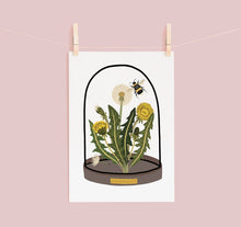 Load image into Gallery viewer, Dandelion Bell Jar Print