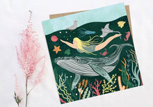 Load image into Gallery viewer, Girl and the Whale Card