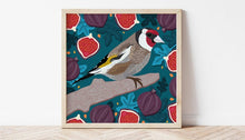 Load image into Gallery viewer, Goldfinch and Figs Print
