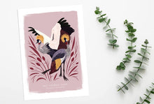 Load image into Gallery viewer, Grey Crowned Crane Print