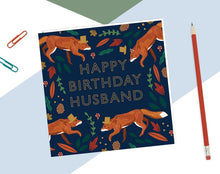 Load image into Gallery viewer, Happy Birthday Husband Card
