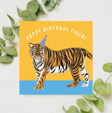 Load image into Gallery viewer, Happy Birthday Tiger Card