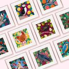 Load image into Gallery viewer, Heron and Blueberries Print