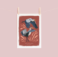 Load image into Gallery viewer, Great Blue Heron Print