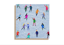 Load image into Gallery viewer, Ice Skating Christmas Card