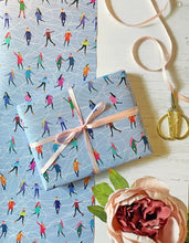 Load image into Gallery viewer, Ice Skating Wrapping Paper