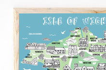 Load image into Gallery viewer, Isle of Wight Illustrated Map