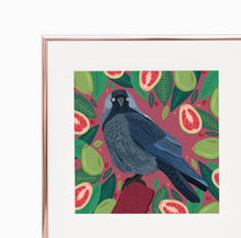 Load image into Gallery viewer, Jackdaw and Guavas Print