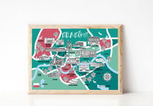 Load image into Gallery viewer, Krakow Illustrated Map