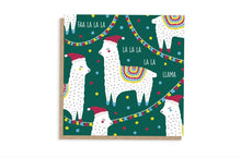 Load image into Gallery viewer, Llama Christmas Card