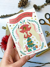 Load image into Gallery viewer, Magical Foiled Christmas Card