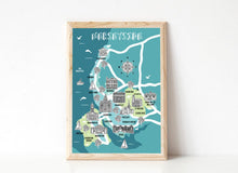 Load image into Gallery viewer, Merseyside Illustrated Map