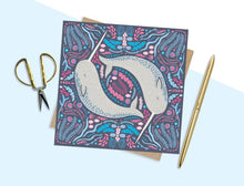 Load image into Gallery viewer, Narwhal Card