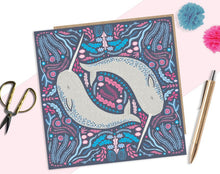 Load image into Gallery viewer, Narwhal Card