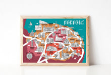 Load image into Gallery viewer, Norfolk Illustrated Map