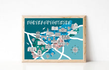 Load image into Gallery viewer, Northamptonshire Illustrated Map