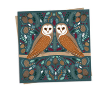 Load image into Gallery viewer, Folk Owl Card