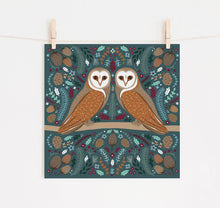 Load image into Gallery viewer, Folk Owl Print
