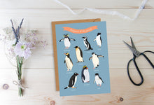 Load image into Gallery viewer, Penguins Of The World Card