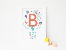 Load image into Gallery viewer, Personalised Children's Name Print