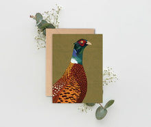 Load image into Gallery viewer, Pheasant Illustrated Card