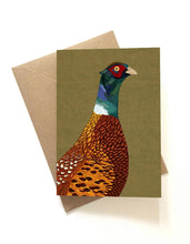 Load image into Gallery viewer, Pheasant Illustrated Card