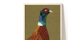 Load image into Gallery viewer, Pheasant Illustrated Print