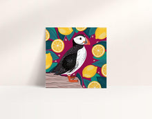 Load image into Gallery viewer, Puffin and Lemons Card